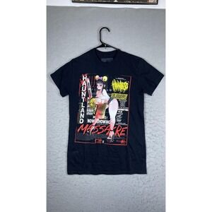 Hauntless Shirt Mens Small Black Hauntland Massacre Anime Horror Graphic Tee